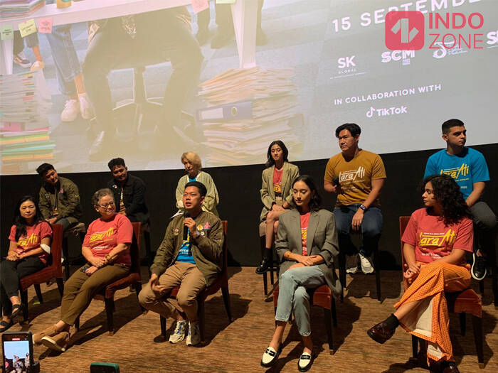 FOTO Pre Screening Lara Ati Dengan Para Cast Dari Bayu Skak Hingga