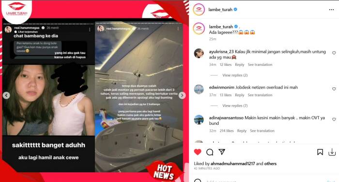 Hanum Mega Nyesek Bongkar Dugaan Perselingkuhan Suami Tega Chat Mantan