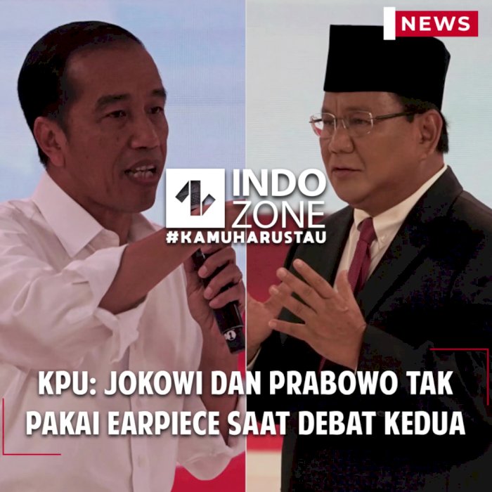 KPU: Jokowi dan Prabowo Tak Pakai Earpiece Saat Debat Kedua