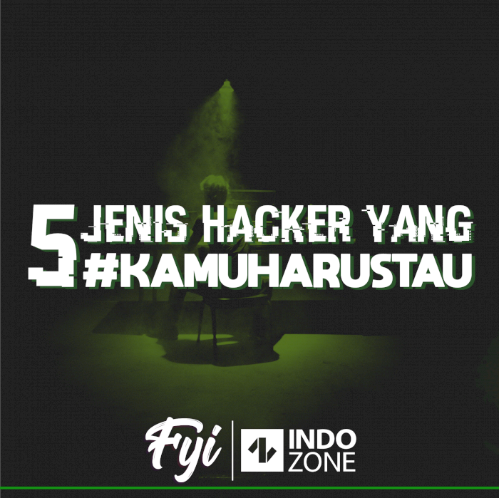 5 Jenis Hacker yang #KAMUHARUSTAU