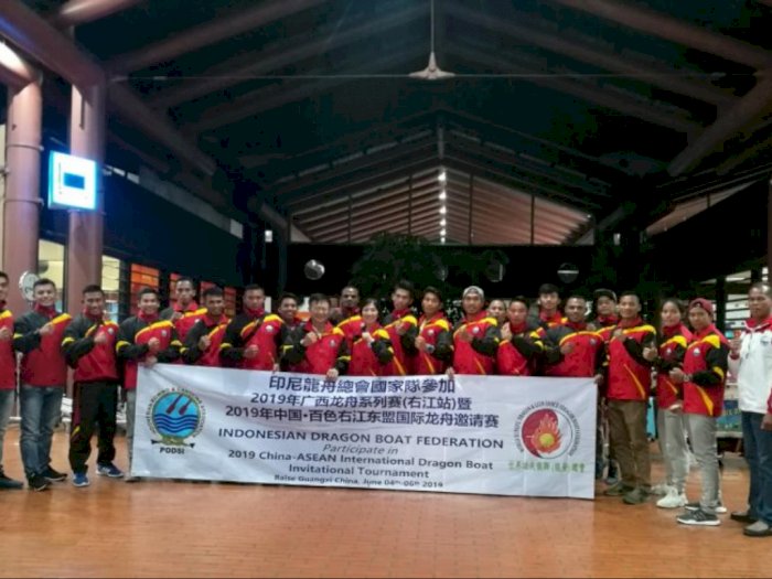 Indonesia Menjadi Juara Umum Pertandingan Perahu Naga China-ASEAN