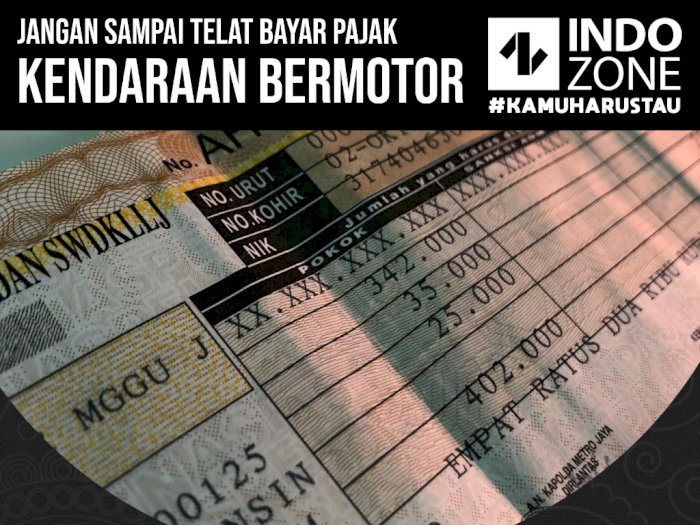 Jangan Sampai Telat Bayar Pajak Kendaraan Bermotor | Indozone.id