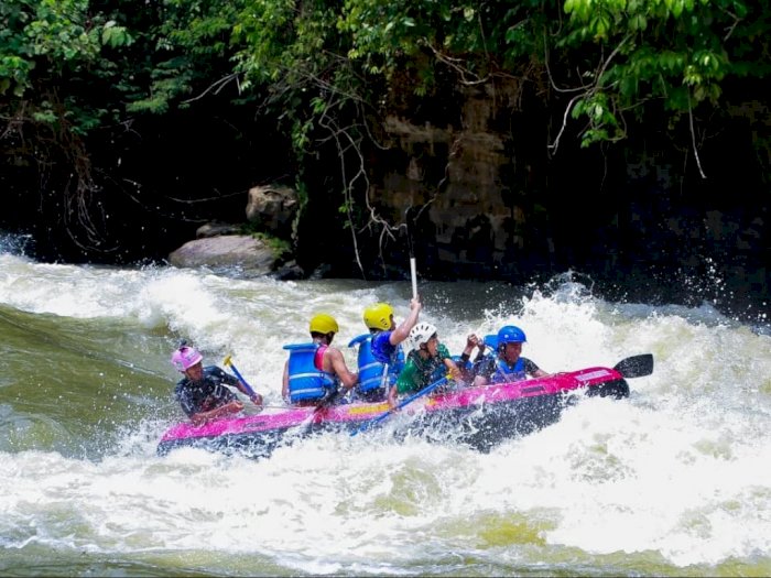 Adu Nyali di Sungai Asahan Sumut, Arung Jeram Terbaik Nomor 3 Sedunia