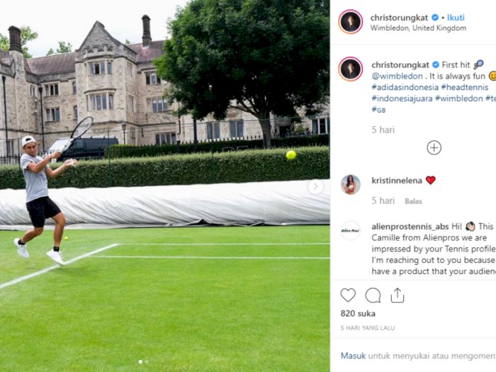 Besok Christopher Rungkat Mulai Petualangannya Di Wimbledon 2019