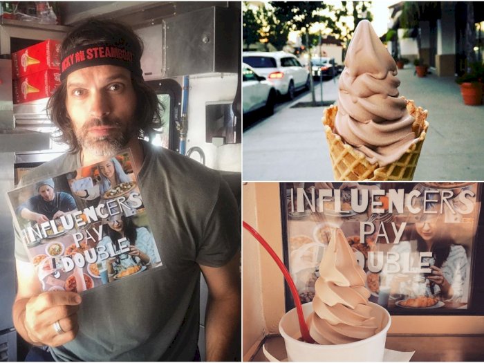 Geram Sama Influencer, Penjual Es Krim Ini Bikin Harga Dua Kali Lipat