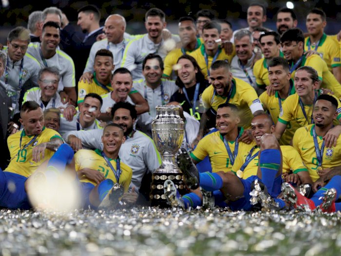 Selamat! Brasil Berhasil Menjadi Juara Copa America 2019