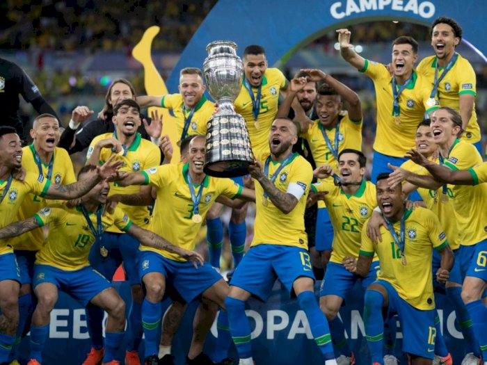 Sikat Peru 3-1, Brasil Juara Copa America 2019