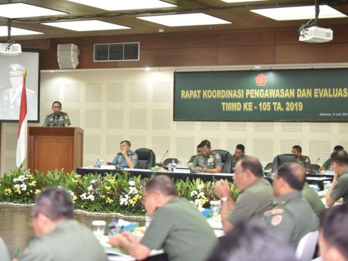 Mabes TNI AD Terjunkan 39 Perwira Tinggi Awasi TMMD 105