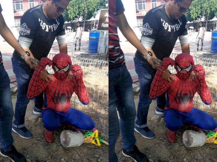 Spiderman Ini Ditangkap Karena Telah Menyalahgunakan Visanya