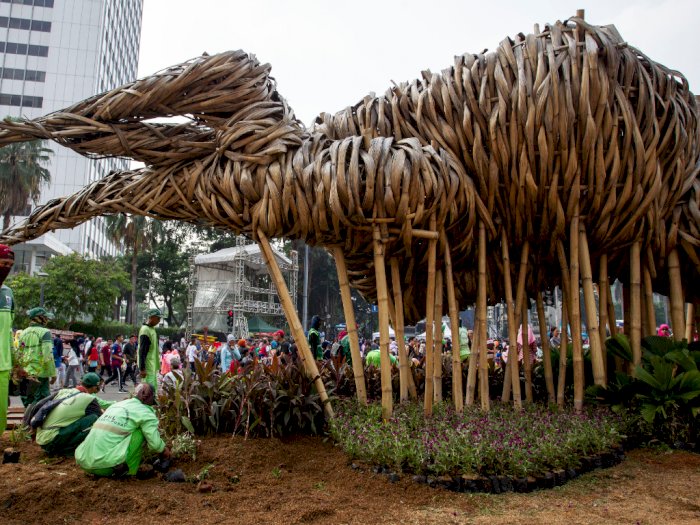 Karya Seni Bambu Setengah Miliar Kebanggaan Anies Dibongkar