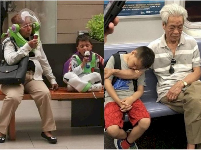 6 Momen Kakek & Nenek Ini Tunjukkan Besarnya Cinta kepada Sang Cucu