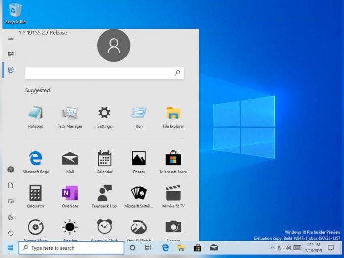 Bocor! Begini Tampilan Baru Dari Start Menu di OS Windows 10