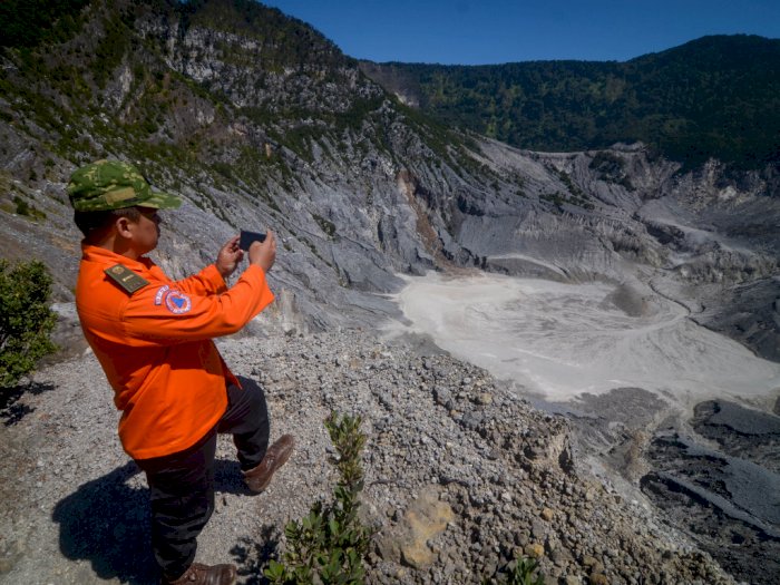 Ini Imbauan PVMBG Terkait Erupsi Gunung Tangkuban Parahu