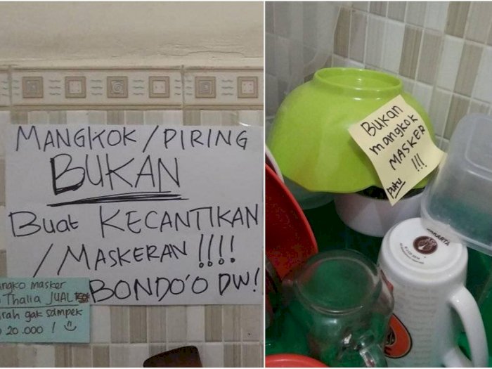 Viral Drama Anak Kost 'Perang Dingin' Rebutan Mangkuk, Netizen Heboh
