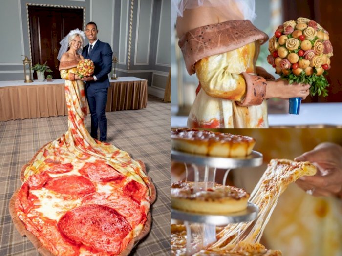 Konsep Pernikahan Unik di Inggris Bertemakan Pizza 