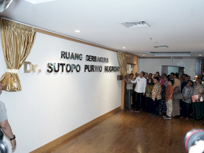 Nama Sutopo Diabadikan Jadi Ruang Serbaguna  di Gedung BNPB