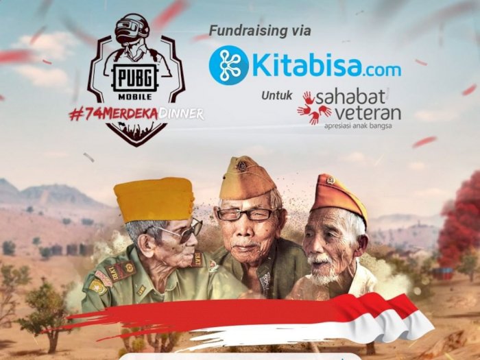 PUBG Galang Dana untuk Para Veteran di Indonesia