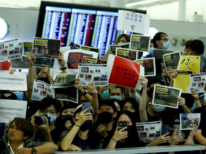 Bandara Hong Kong Akan Jadi Sasaran Para Demonstran AntiPemerintah