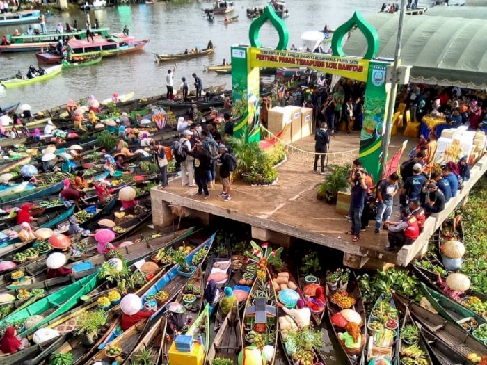 Festival Pasar Terapung, Pariwisata Unggulan Kalimantan Selatan