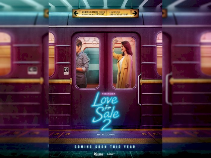 Lemparan Senyum Arini Kusuma di Poster Teaser Love For Sale 2