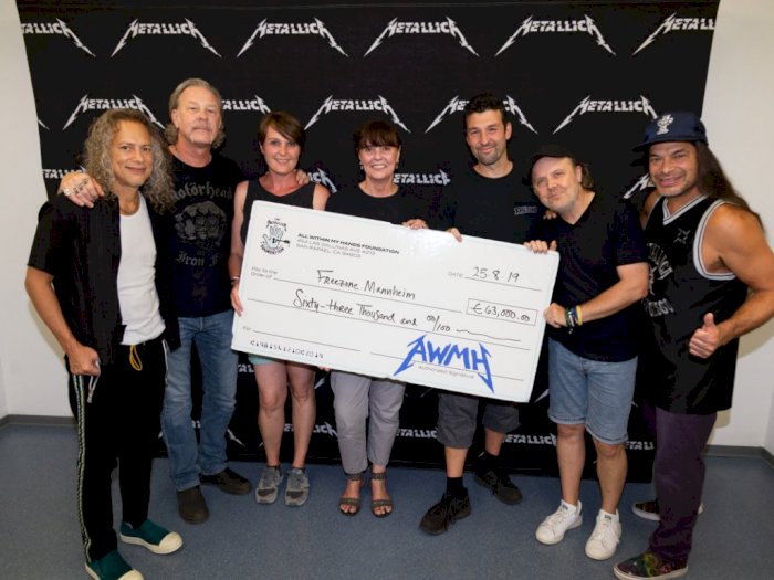 Metallica Sumbang Rp22,7 Miliar untuk Kegiatan Amal