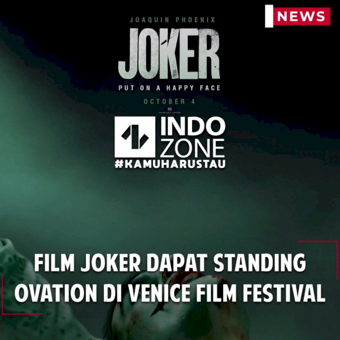 Film Joker Dapat Standing Ovation di Venice Film Festival