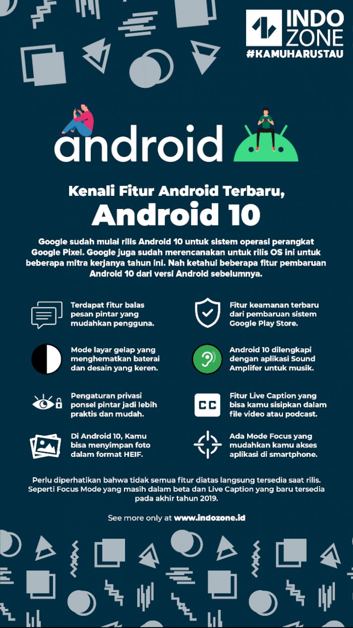 Kenali Fitur Android Terbaru, Android 10 | Indozone.id