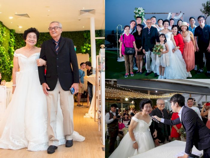 Perayaan Ulang Tahun Pernikahan Kakek dan Nenek Ini Romantis Banget!