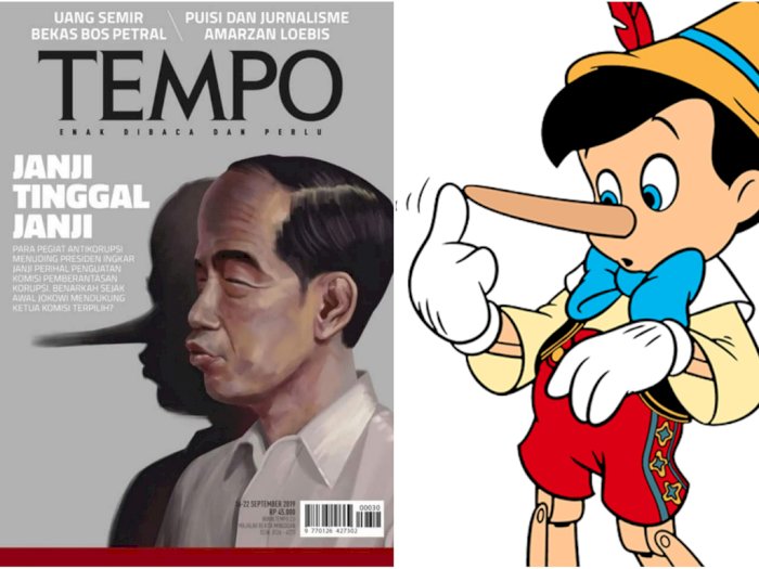 Jadi Sorotan Publik, Tempo: Kami Tak Gambarkan Jokowi Sebagai Pinokio