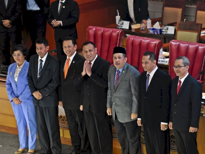 5 Pimpinan Baru KPK Melenggang Mulus di Rapat Paripurna DPR