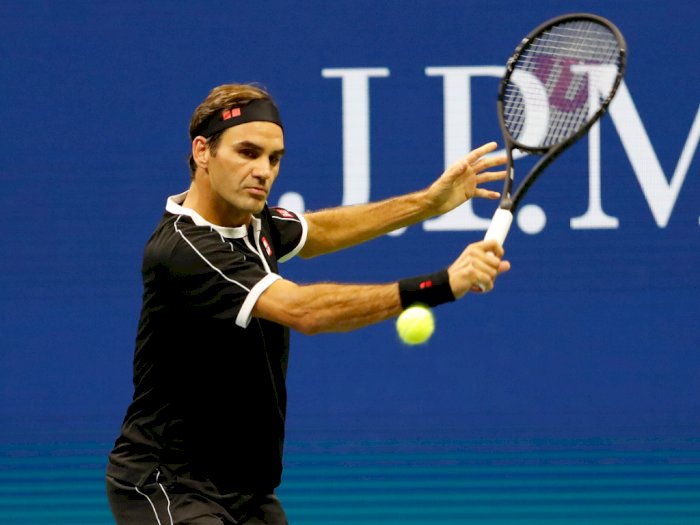 Roger Federer Lakoni Laga Amal Melawan Kei Nishikori