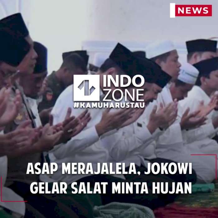 Asap Merajalela, Jokowi  Gelar Salat Minta Hujan