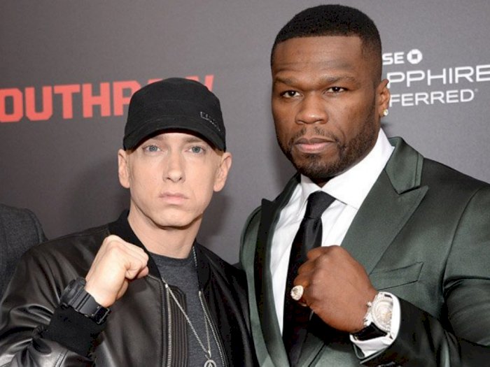 Kolaborasi Eminem dan 50 Cent Masuk Sesi Produksi