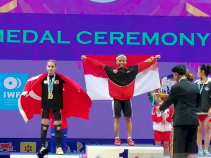 Lifter Lisa Setiawati Rebut Emas Pertama di Kejuaraan Dunia