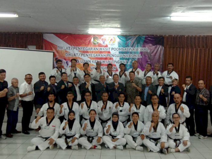 PBTI Gembleng Ratusan Taekwondoin Selama 6 Hari di Cibubur