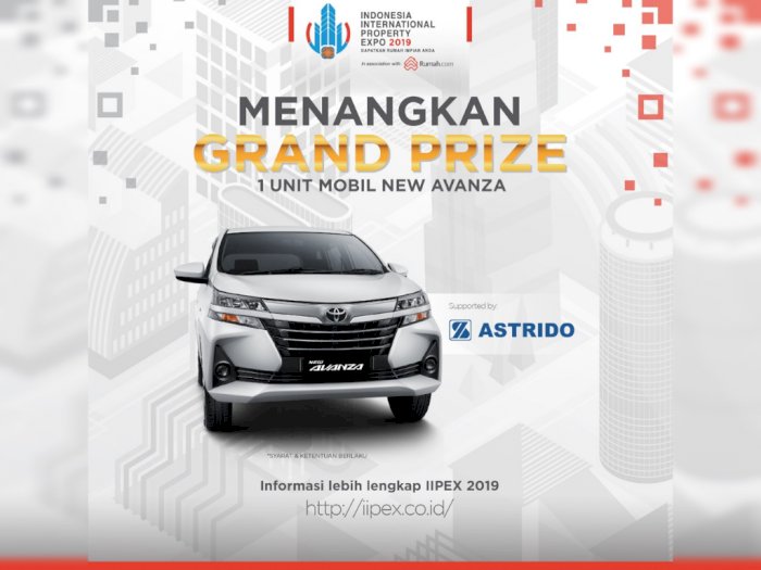 IIPEX 2019 Siapkan Grand Prize New Toyota Avanza dari Astrido