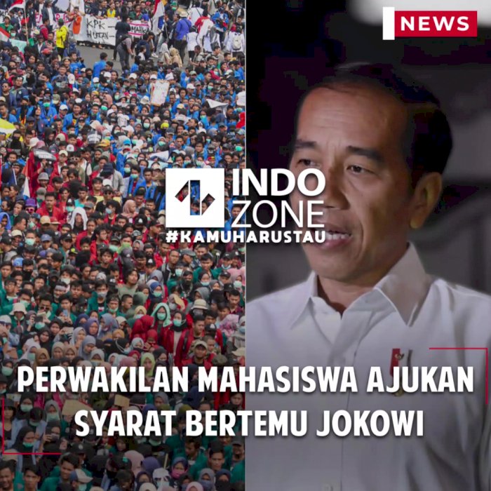 Perwakilan mahasiswa Ajukan  Syarat Bertemu Jokowi