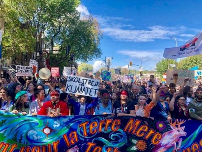 Greta Thunberg Memimpin Demo Perubahan Iklim di Montreal 
