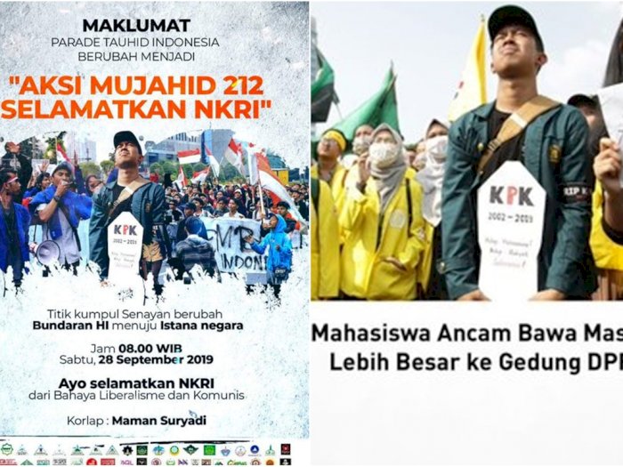 KM ITB Protes Soal Poster Aksi Mujahid 212