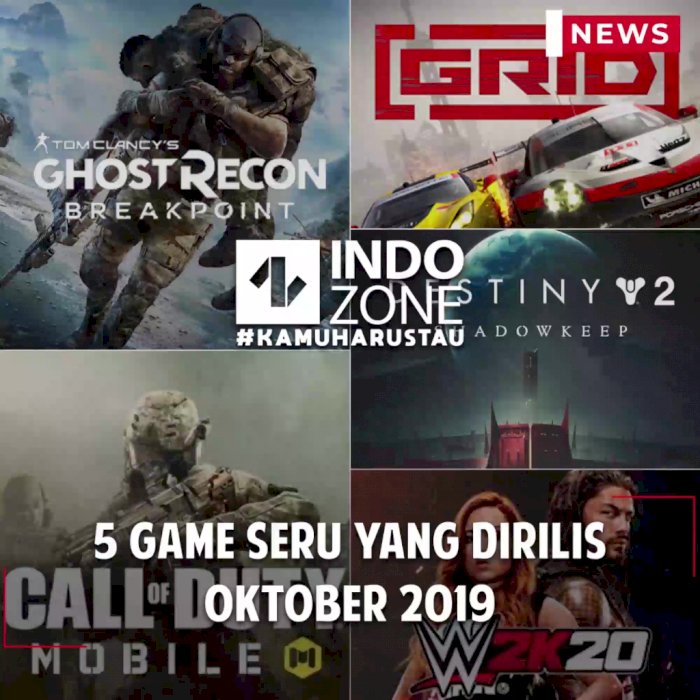 5 Game Seru Yang dirilis Oktober 2019