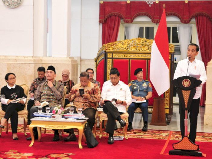 Apresiasi Kabinet Kerja, Jokowi Beberkan Kesuksesan di Periode Pertama