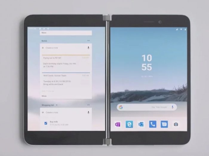 Microsoft Perkenalkan Ponsel Lipat Android Barunya Bernama Surface Duo