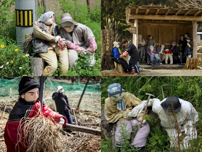 Desa Nagoro Dihuni Ratusan Boneka, Beraktivitas Layaknya Manusia 