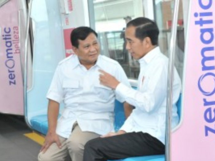 Setelah di MRT, Pertemuan Jokowi - Prabowo berlanjut di Istana