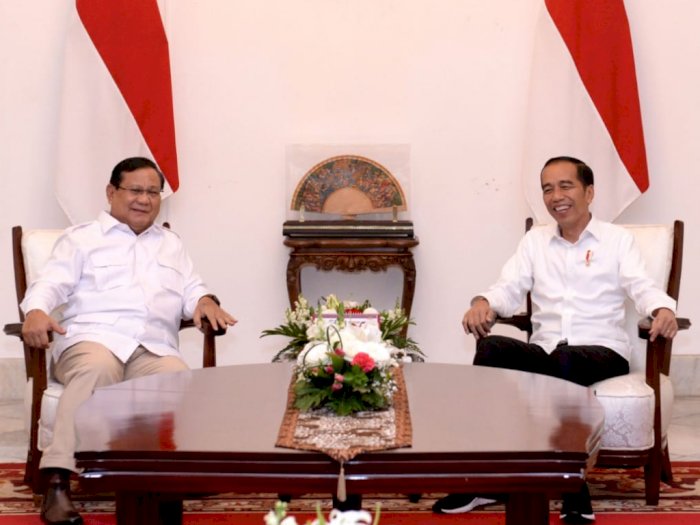 Galeri Foto: Mesranya Jokowi dan Prabowo di Istana Merdeka