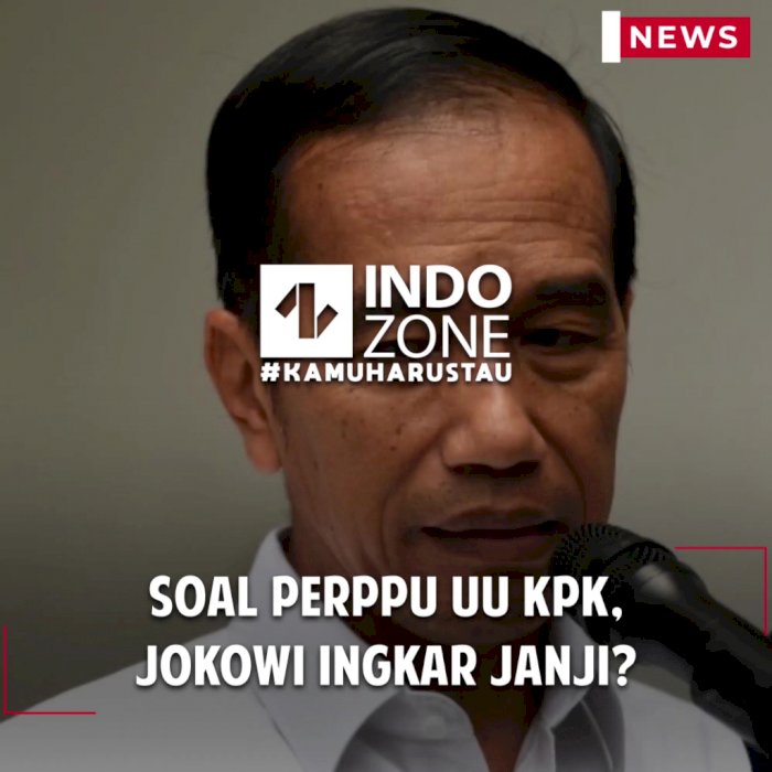 Soal Perppu UU KPK, Jokowi Ingkar Janji?