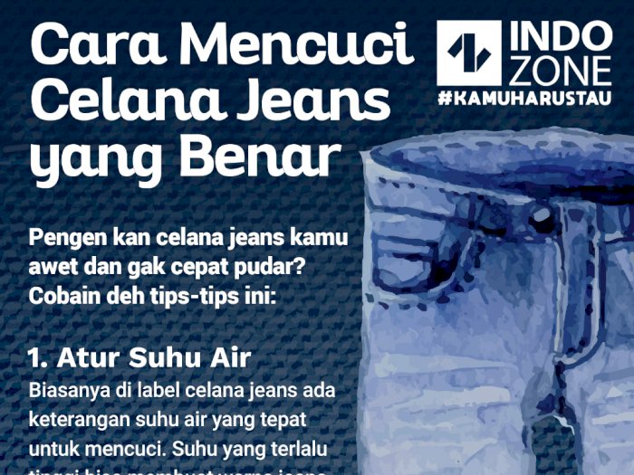Cara Mencuci Celana Jeans yang Benar