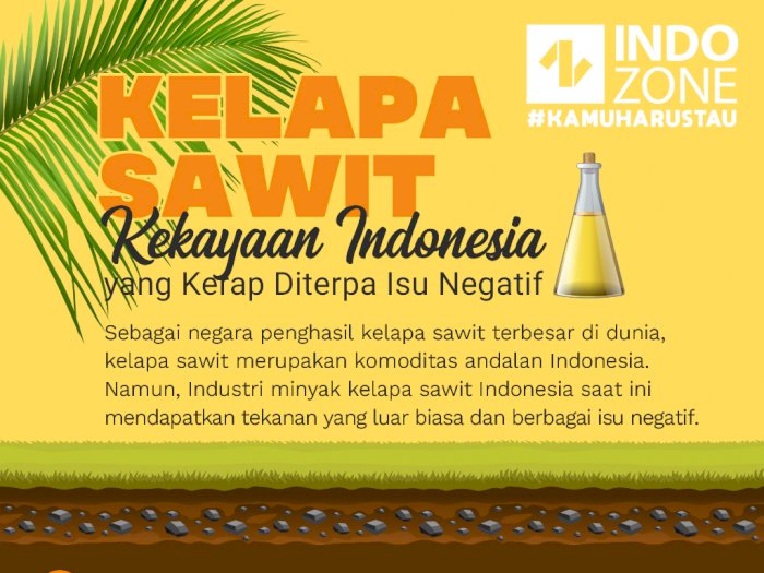 Kelapa Sawit, Kekayaan Indonesia yang Kerap Diterpa Isu Negatif