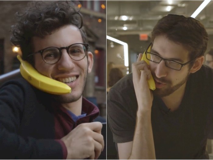 Unik! Banana Phone, Gadget Unik Berbentuk Pisang