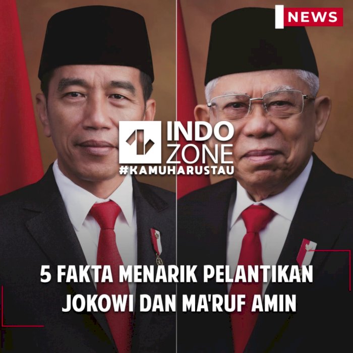 5 Fakta Menarik Pelantikan Jokowi dan Ma'ruf Amin